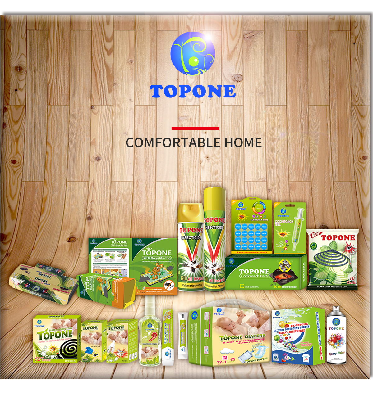 Gamme complète de produits Topone