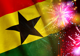 Félicitations pour la fête de l'indépendance du Ghana.