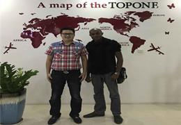 Bienvenue aux clients du Nigeria Visitez la société TOPONE.️️