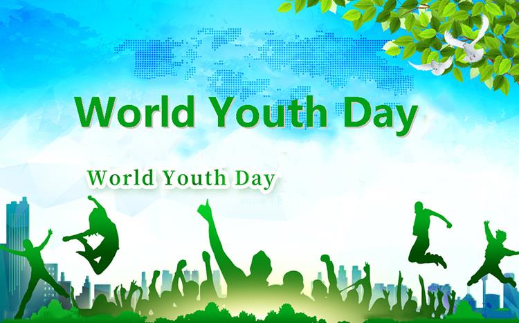 Félicitations à l'avance pour la Journée Mondiale de la Jeunesse
